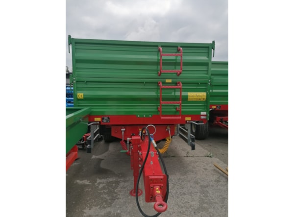 Remorca Agricola ROMSAN Program gunoi de grajd - R100CSGA4P  DUBLUAX -10t, basculare 3 parti, frana pe aer  de vanzare